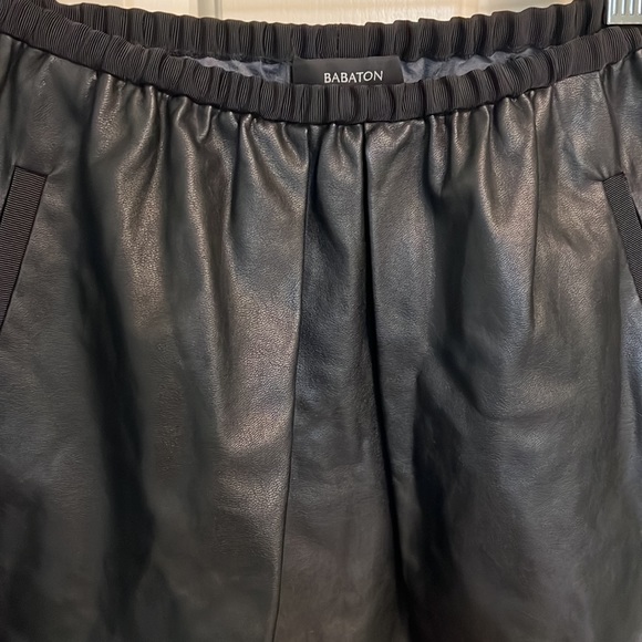 Babaton faux leather skirt, Elastic waist xs - Picture 3 of 5